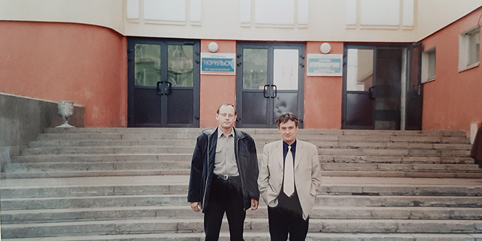 Андрей Чапчаев и Сергей Денисов Норильск, 2001
